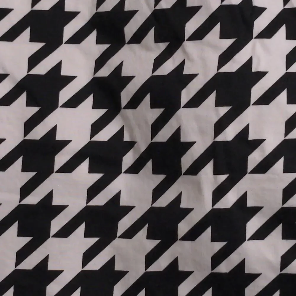 Loudmouth Ladies Golf Mini Skort Black White Houndstooth Palm Beaches Logo L - Picture 2 of 10